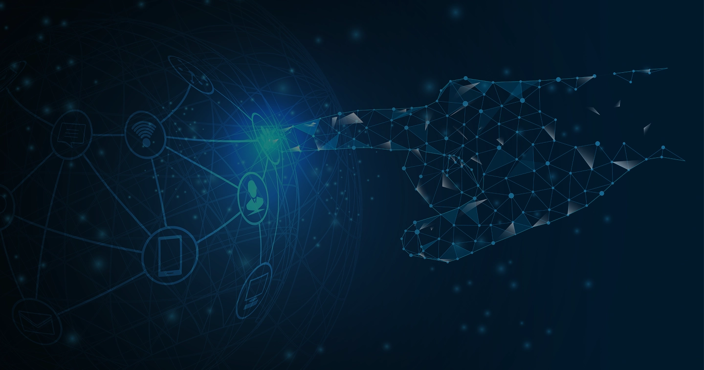 Grafica di sfondo della pagina contatti di Reolixio